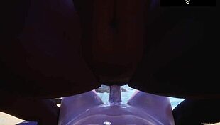 Curvy black milf Jadeen with big ass tits fucks Jason's big white cock on beach loving shaved black pussy hardcore