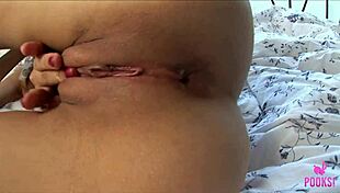 ohh serenity b moans so loud while her wet cunt swallows those fingers deep inside