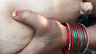 Desi village bride's dirty outdoor ass lick to hardcore creampie fuck