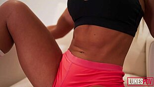 my fit body quivers cumming hard as i ride that thick cock pov style