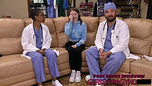 yo check out this perv doctor dominating serena morgan in hospital roleplay... handcuffs and all