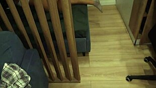 Guy sneaks remote control vibe into bedroom secretly fucking big ass asian lesbians deepthroat creampie orgy