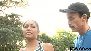 bitchy european cheerleader teen sucks granny's father-in-law 10+ inch vintage cock deepthroat style