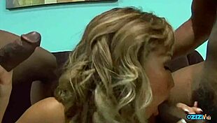 Lana Croft Takes Two Big Black Cocks In Bikini Threesome Anal Double Penetration