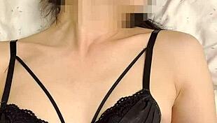 Perverted amateur Japanese wife cums hard repeatedly homemade!