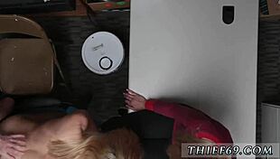 petite teen strips police uniform for solo perfect 18+ pussy play as stepmom