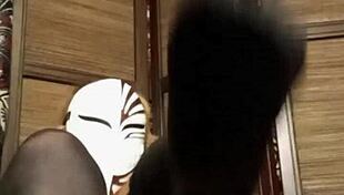 homemade amateur solo pantyhose tease with petite lingerie stockings and natural look