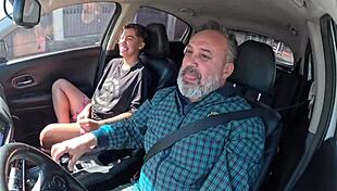 Boyceta hitches ride leading to first time fuck even ass doesn't escape with Cristal Ortega