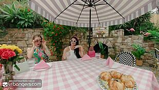 Three Horny Wives Seduce You Into VR Foursome At Palm Royale Club