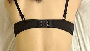 Perverted amateur Japanese wife cums hard repeatedly homemade!