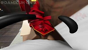 Femboy Fat Ass Grinds Cock While Sucking Hard