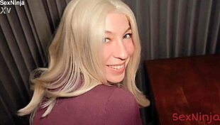 Office Bimbo In Miniskirt Lets Big Cock Smash Her After Hours Doggystyle