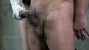 masochist dude's femdom session with strapon facesitting tease