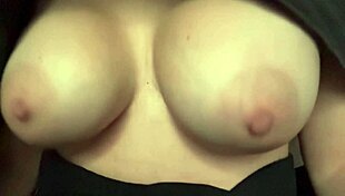 hey italian milf artemisia, those big tits bounce so horny in your solo nipple tease