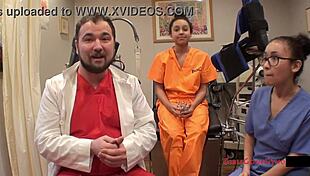 Spy Cam Exposes Mia Sanchez's Gyno Exam by Doctor Tampa at University