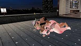 this fierce puta knows how to handle real action