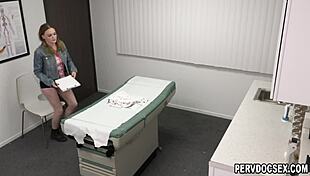 horny patient samantha reigns begs doctor jay crew to fuck her. liv revamped assists aroused exam pounding