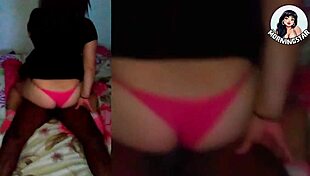 black dude barebacks horny wife while cuck watches quietly!