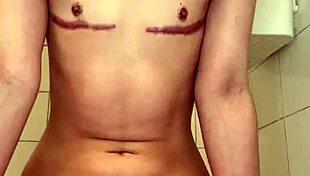 Watch her bounce wildly on that thick dildo till she squirts