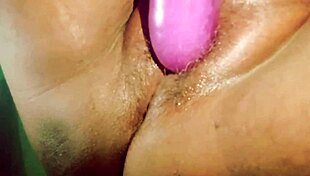 out in the country ranch, this chubby village girl gets fucked deep by brinjal while licking monster cock