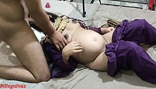 Indian Pregnant Stepsister Sucks Stepbrother Hard In Hindi!