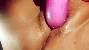 out in the country ranch, this chubby village girl gets fucked deep by brinjal while licking monster cock