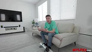 Stepmom and aunt sneak in to fuck the sleeping boy's big ass dreams?