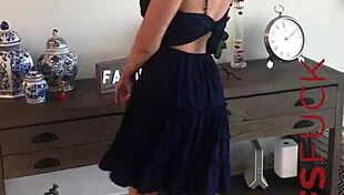 whoa hot busty blonde ellie lilly strips naked in steamy casting interview?