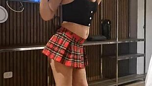 hot latina redhead neighbor dances sensual before i fuck her tight ass