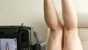 stripping red panties for this hot photoset?