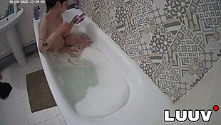 oh man luuv elika shaving her smooth legs on cam in bathroom feels so real...