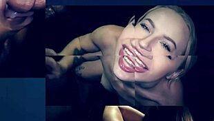 Bambi Blitz Swallows Ten Massive Gloryhole Cumshots Sloppily