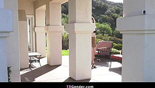 damn that tiny dick tgurl gets railed by leggy shemale gracie jane and aphrodite adams 😈