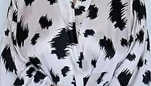 busty granny mariaold swaps beige lingerie for minty tease reveal