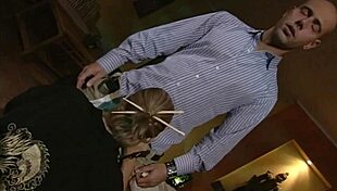 Blonde Geisha Fulfills Master's Anal Cravings