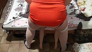 Turns claiming her petite tight 18-year-old rear end