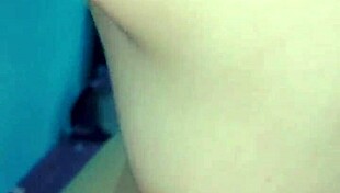 stepmom bath and milk play while dad works away