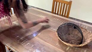 Wife caught banging hubby's friends raw brazilian style 😏🍑