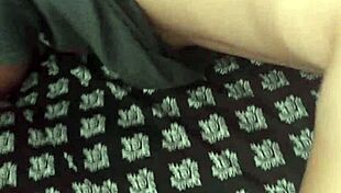 shaved head white girl babysitter takes huge cock doggystyle in the morning