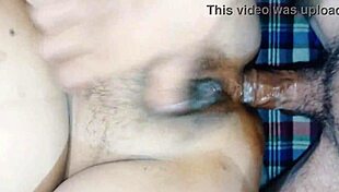Hot Indian bhabhi's first anal creampie with dever dirty hindi