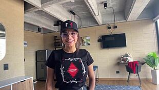 Busty Petite Latina MILF Rocks Wild Casting Deepthroat!