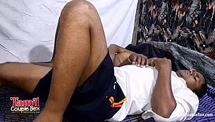 हॉर्नी आंटी की गहरी देसी चूत में तमिल क्रीमपाई पेलाई