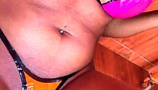 hot string bikini teen teases her wet pussy up close