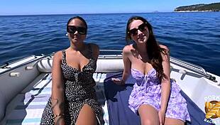 hellolimoon and elektra get absolutely wrecked outdoors by a bunch of guys in wild ffm group action 😈🍑