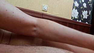 Mature Couple's Big View POV Blowjob Leads to Intense Cowgirl Riding Action