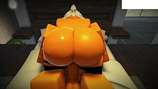 Roblox Slut Begs for Bareback Creampie Fill-Up