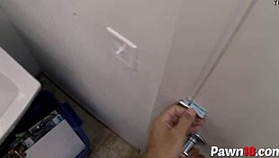 Petite Brunette Pawn Shopper With Nice Big Tits Gets Hardcore Fucked By Monster Cock In Roleplay Reality