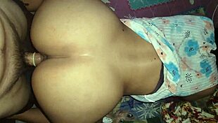 Curvy Latina Bent Over Quietly in Homemade Doggystyle with Visitors Nearby