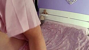 i face fuck hot stepsis and cum on her huge ass early morning!