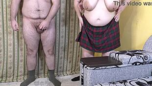 Two guys creampie married hairy pussy cheating threesome cuckold